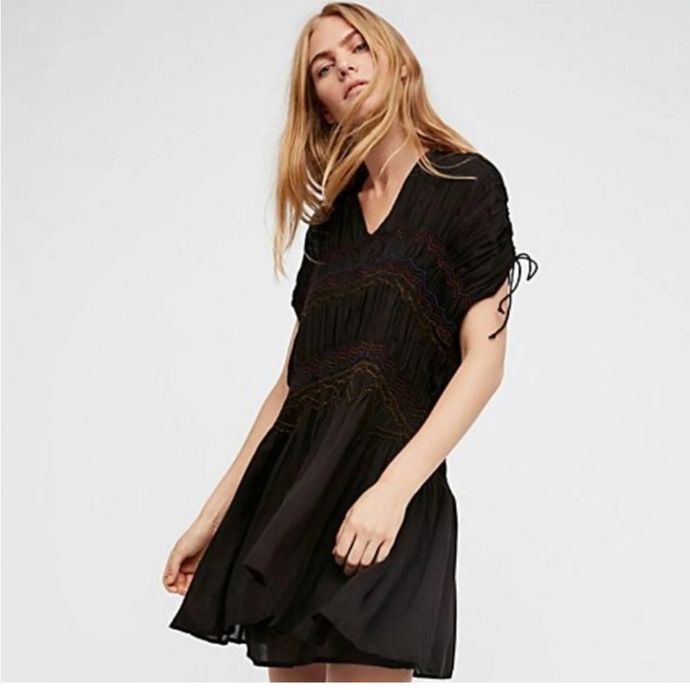 Free People Love On The Run Black Dress